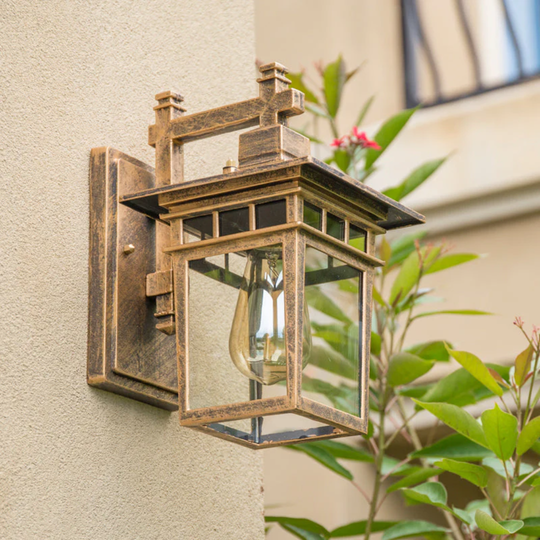 Fylo Black | Outdoor Wall Light Fixture for Garden 4