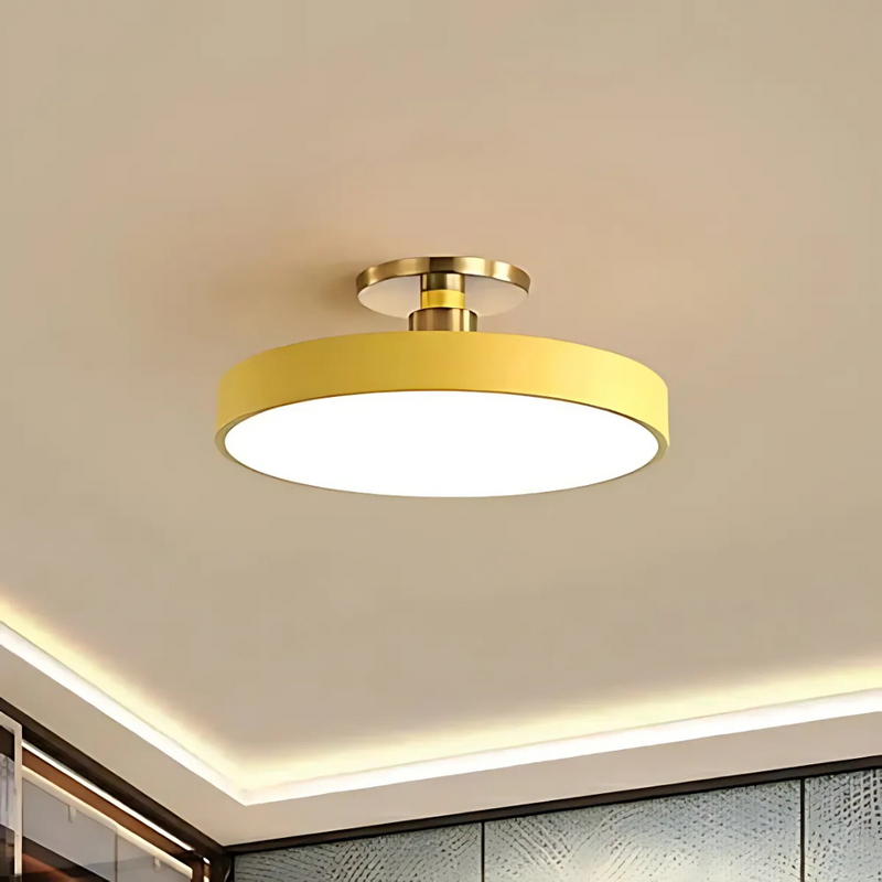 Solon Arc | Flush Mount Ceiling Light with Dimmable LED