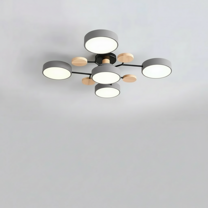 Clion Circa | Modern Round Flush Mount Ceiling Light
