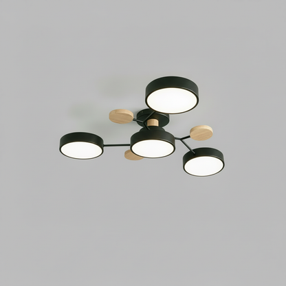 Clion Circa | Modern Round Flush Mount Ceiling Light