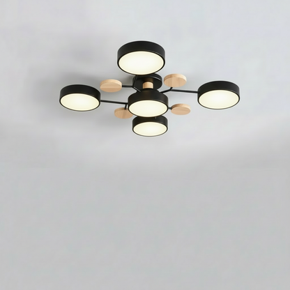 Clion Circa | Modern Round Flush Mount Ceiling Light
