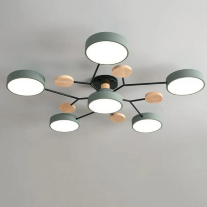 Clion Circa | Modern Round Flush Mount Ceiling Light 2