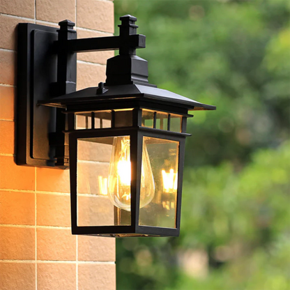 Fylo Black | Outdoor Wall Light Fixture for Garden 1
