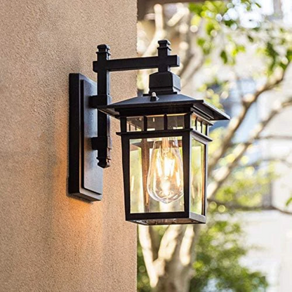 Fylo Black | Outdoor Wall Light Fixture for Garden 3