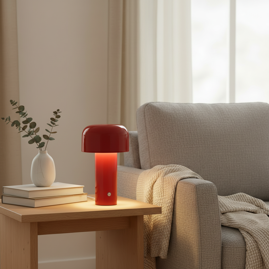 Mushroom LED Table Lamp | Rechargeable Cordless Bedside Lamp