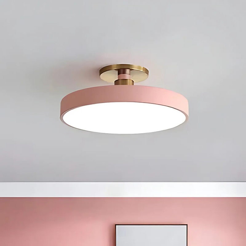 Solon Arc | Flush Mount Ceiling Light with Dimmable LED