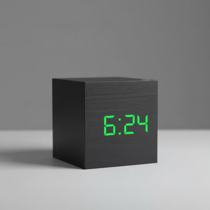TimeCube Mini | Compact LED Digital Alarm Clock