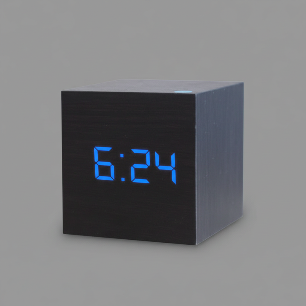 TimeCube Mini | Compact LED Digital Alarm Clock
