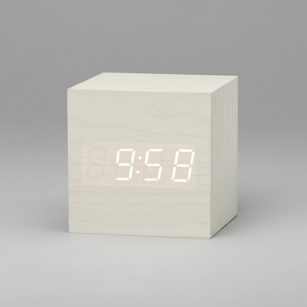TimeCube Mini | Compact LED Digital Alarm Clock