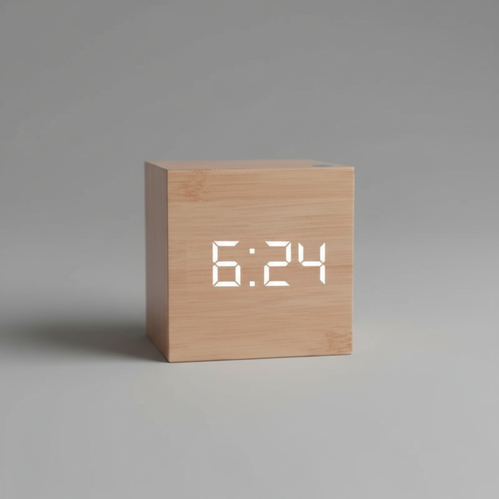 TimeCube Mini | Compact LED Digital Alarm Clock