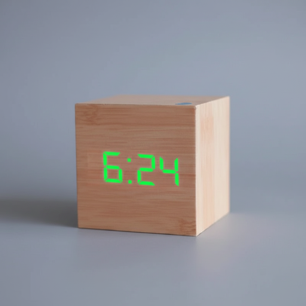 TimeCube Mini | Compact LED Digital Alarm Clock