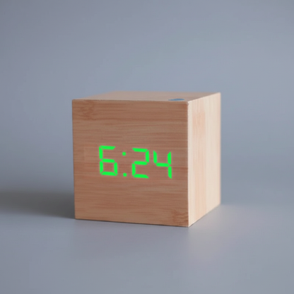 TimeCube Mini | Compact LED Digital Alarm Clock