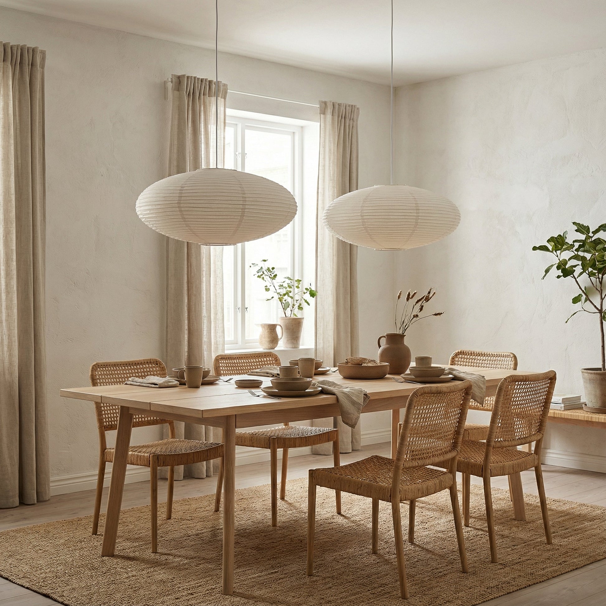 Wabi Paper Hanging Lamp | Contemporary Pendant Light 5